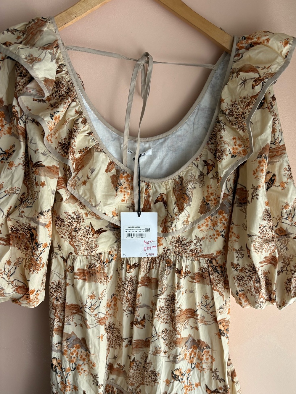 Glamorous Size 6 100% Frill Toile Dress